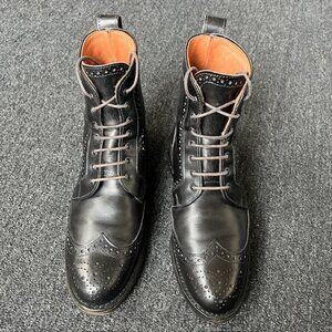 Allen Edmonds Dalton black boot 5D
